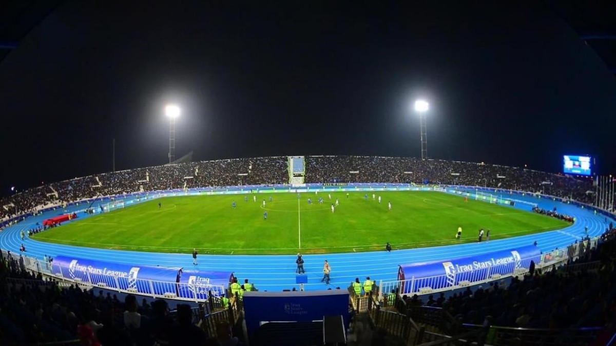ملعب الشعب أكبر ملاعب بغداد والذي استضاف كأس الخليج عام 1979. (وكالات)
