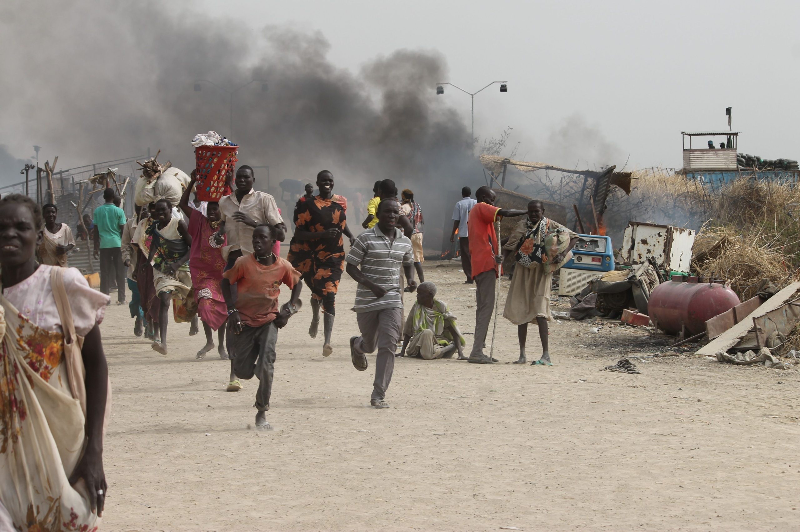 Scenes from the war in Sudan. (AFP)