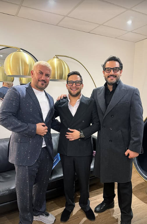 خالد الذهبي ينشر صورة جمعته بفائق حسن وخاله أنس نصري لينفي شائعات طلاق والدته اصالة بطريقة غير مباشرة (انستغرام)