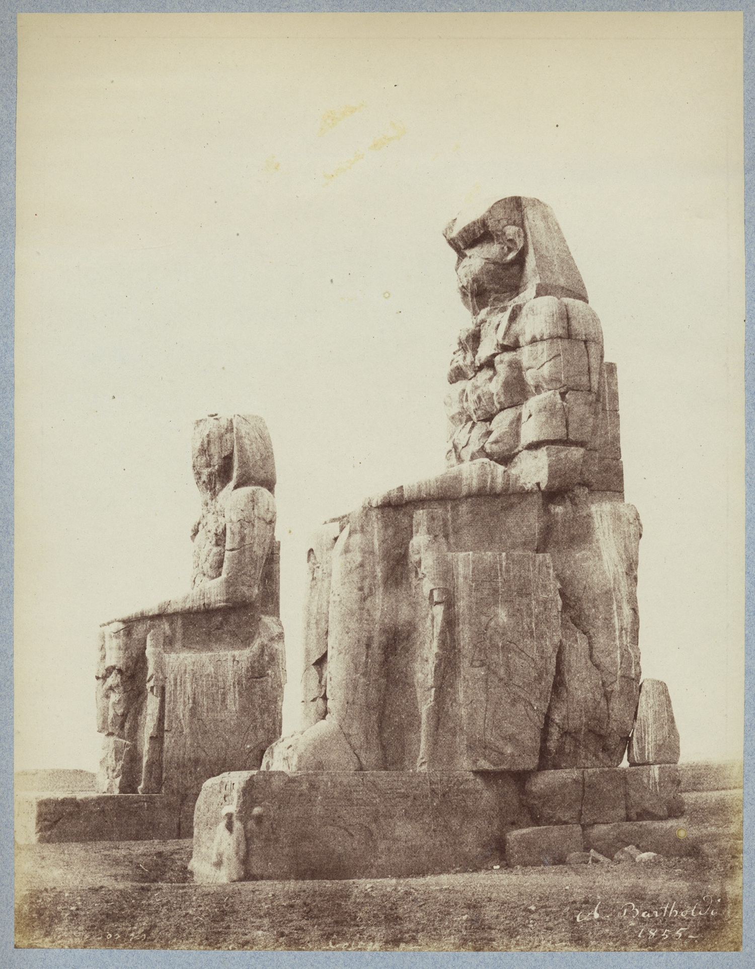 من صور النحات بارتولدي للآثار الفرعونية.