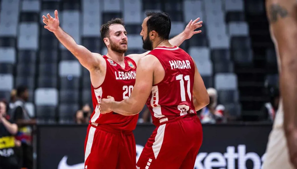 مجموعة نارية لمنتخب لبنان في كأس آسيا لكرة السلة