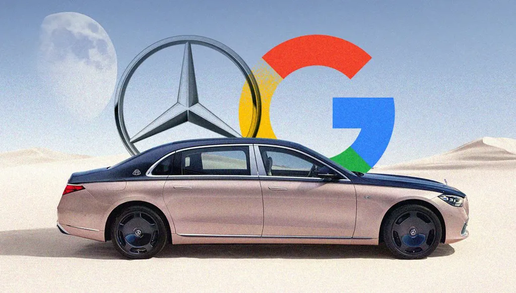 مرسيدس تتعاون مع "غوغل" لإنشاء نظام ذكاء اصطناعي داخل السيارة