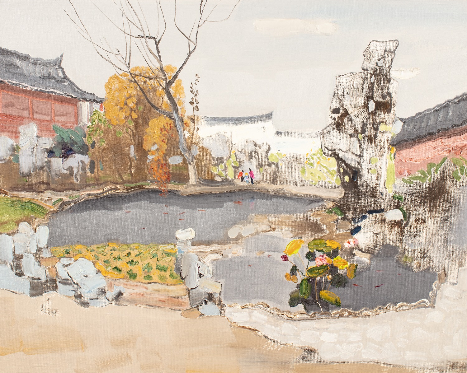 مشهد طبيعي خلال فصل الصيف.