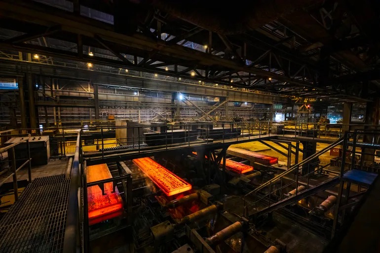 مصنع خوزستان للصلب في مدينة الأهواز (وسائل إعلام إيرانية)