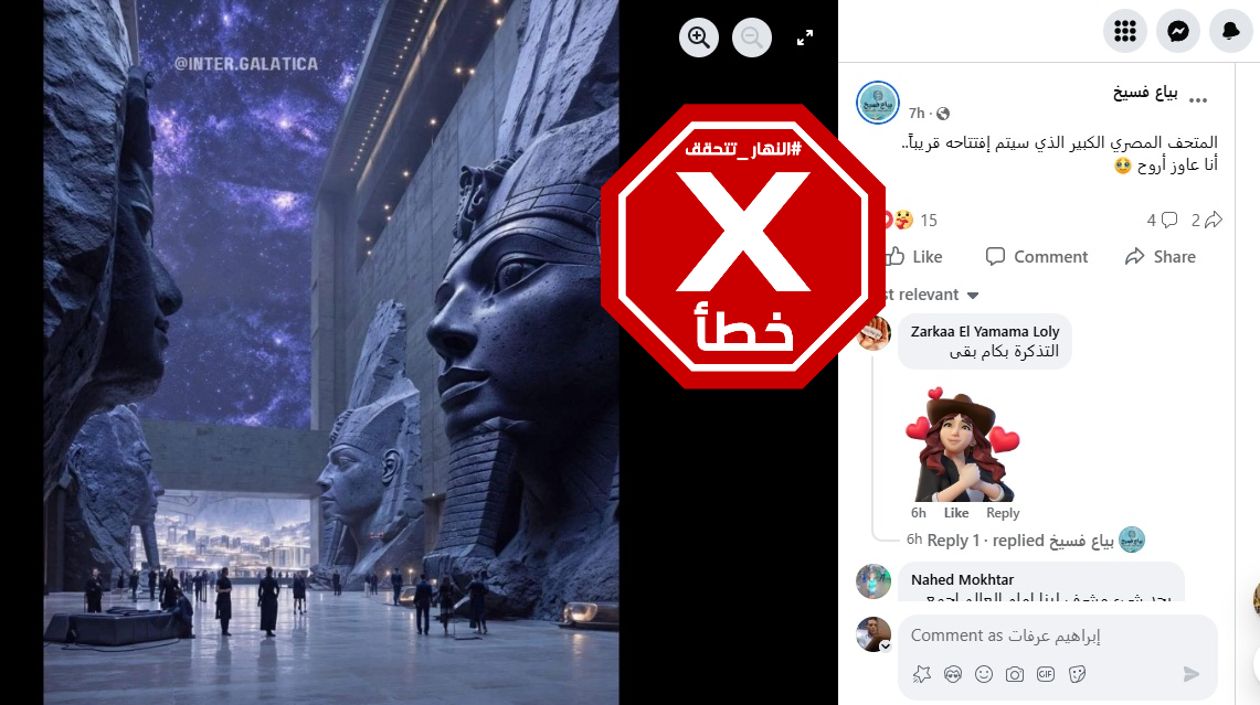 الصورة المتناقلة بالمزاعم الخاطئة (فايسبوك)