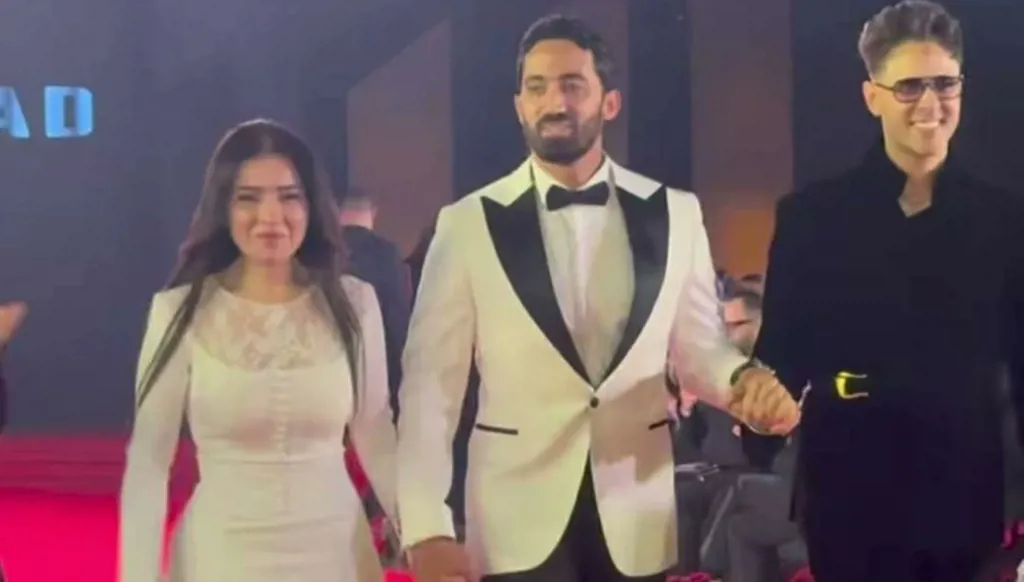 استقبال مي عز الدين بالزغاريد في ظهورها الأول بعد الزفاف (فيديو)