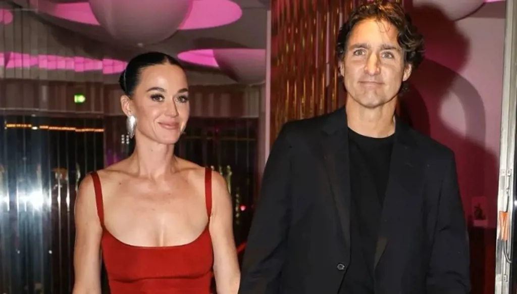 كايتي بيري تنشر صورة رومانسية مع جاستن ترودو على الشاطئ