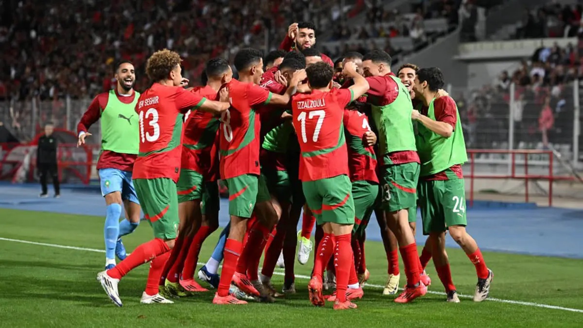 لاعبو منتخب المغرب. (وكالات)