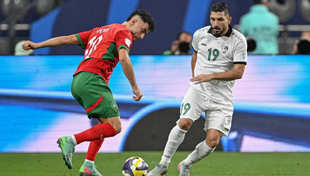 المغرب يجتاز عقبة سوريا ويتأهل إلى نصف نهائي كأس العرب (فيديو)