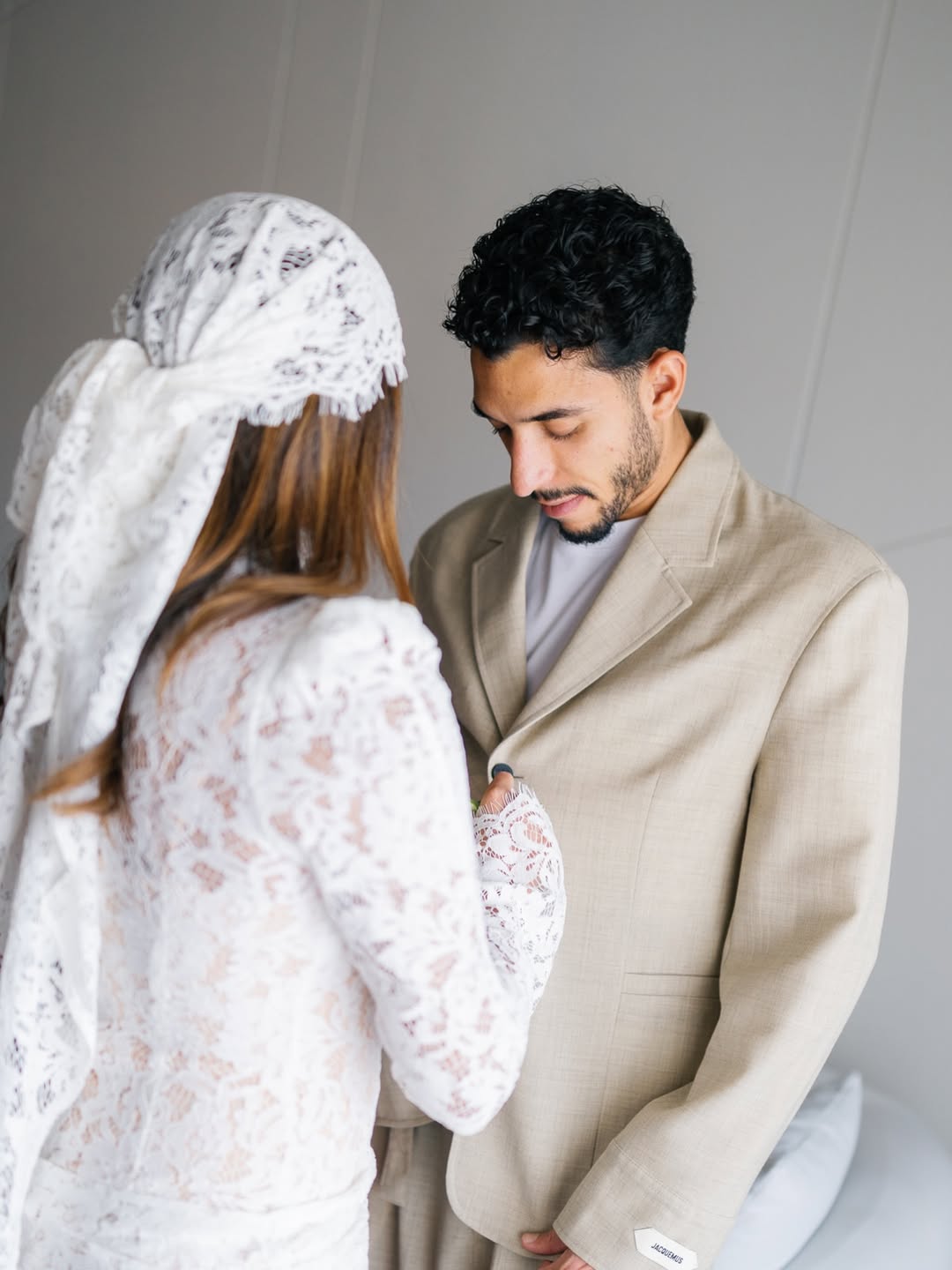 عمر مرموش وجيلان الجباس. (إنستغرام)