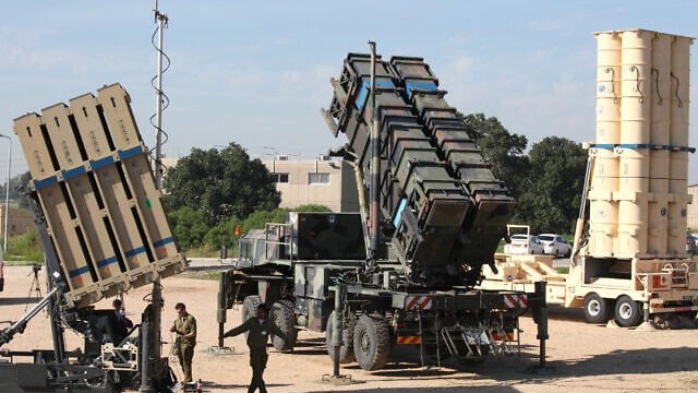 نظام آرو الإسرائيلي للدفاع الجوي. (أ ف ب)