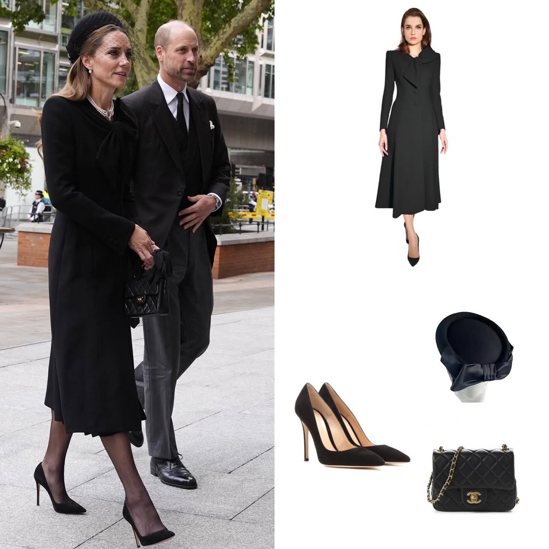 تفاصيل اطلالة كيت ميدلتون في جنازة دوقة كنت (انستغرام)