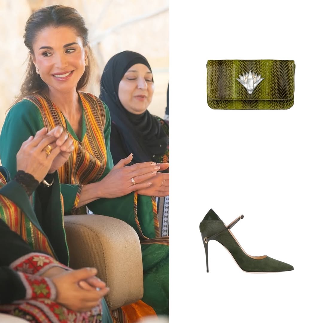 تفاصيل اطلالة الملكة رانيا في معان (انستغرام)