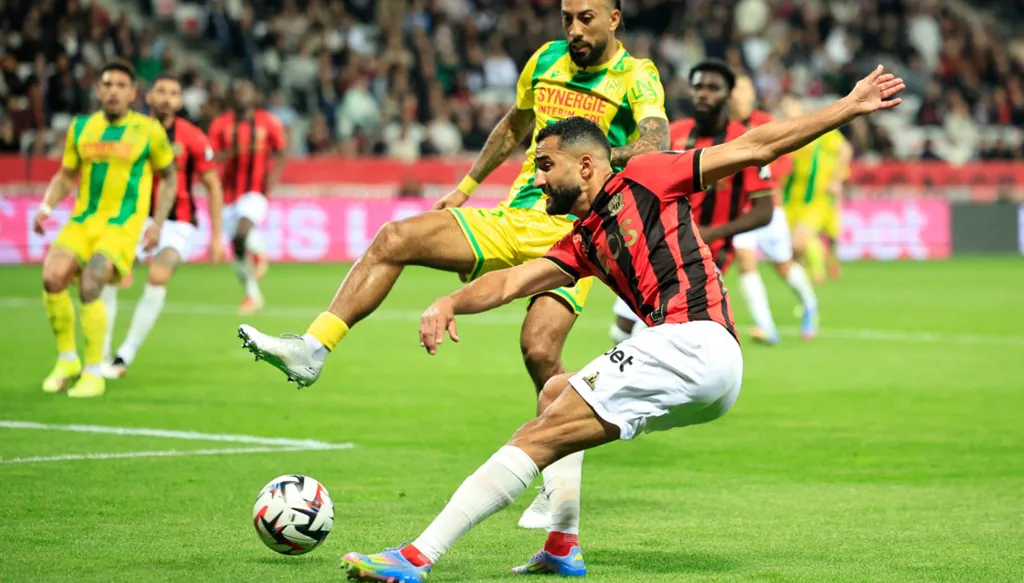 نيس يضع تأهله لدوري أبطال أوروبا تحت الخطر