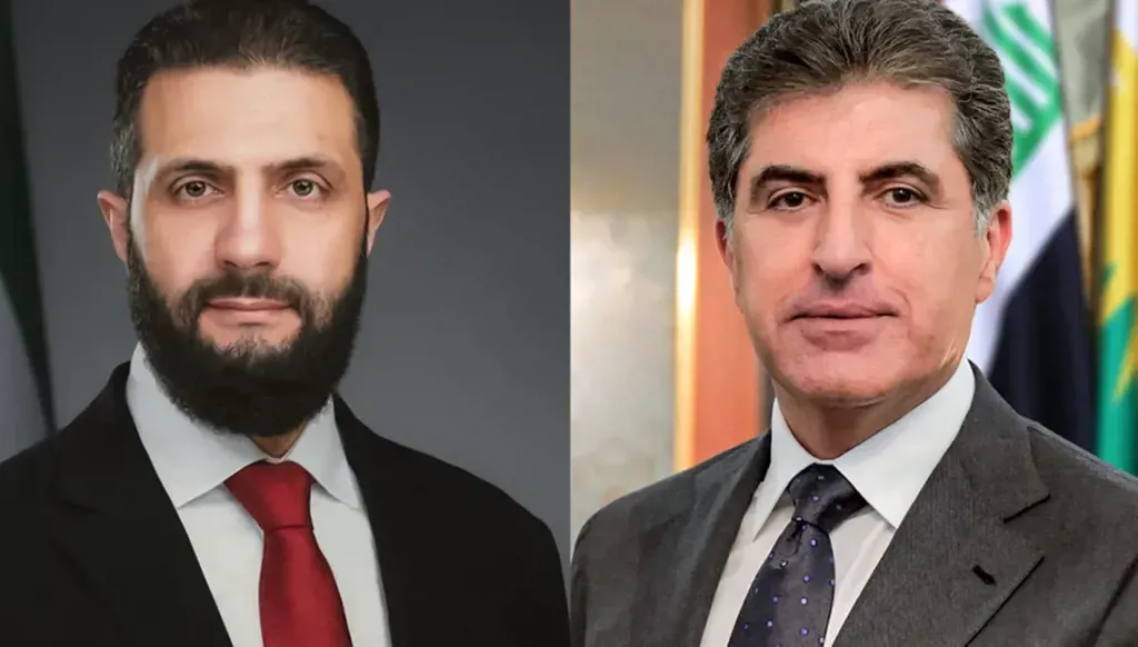 Le président du Kurdistan discute sécurité et paix avec le leader syrien