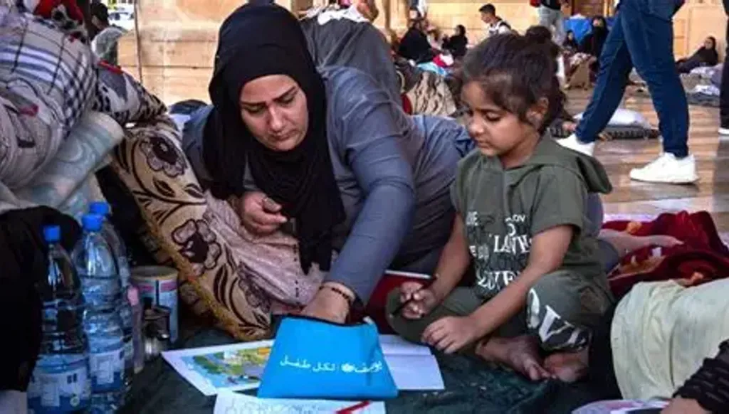 Crise au Liban : 1 enfant sur 5 déplacés alors que la guerre force 1,2 million de personnes à quitter leur foyer