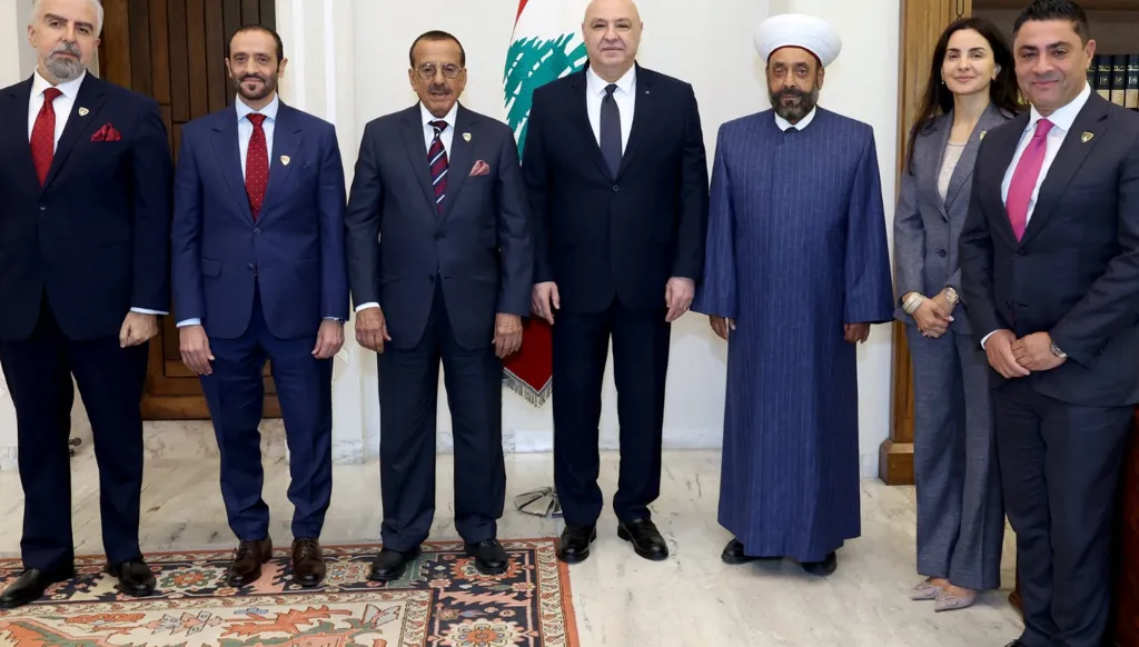 لقاءات لعون في بعبدا... خلف الحبتور: رجال الأعمال مستعدّون للاستثمار في لبنان