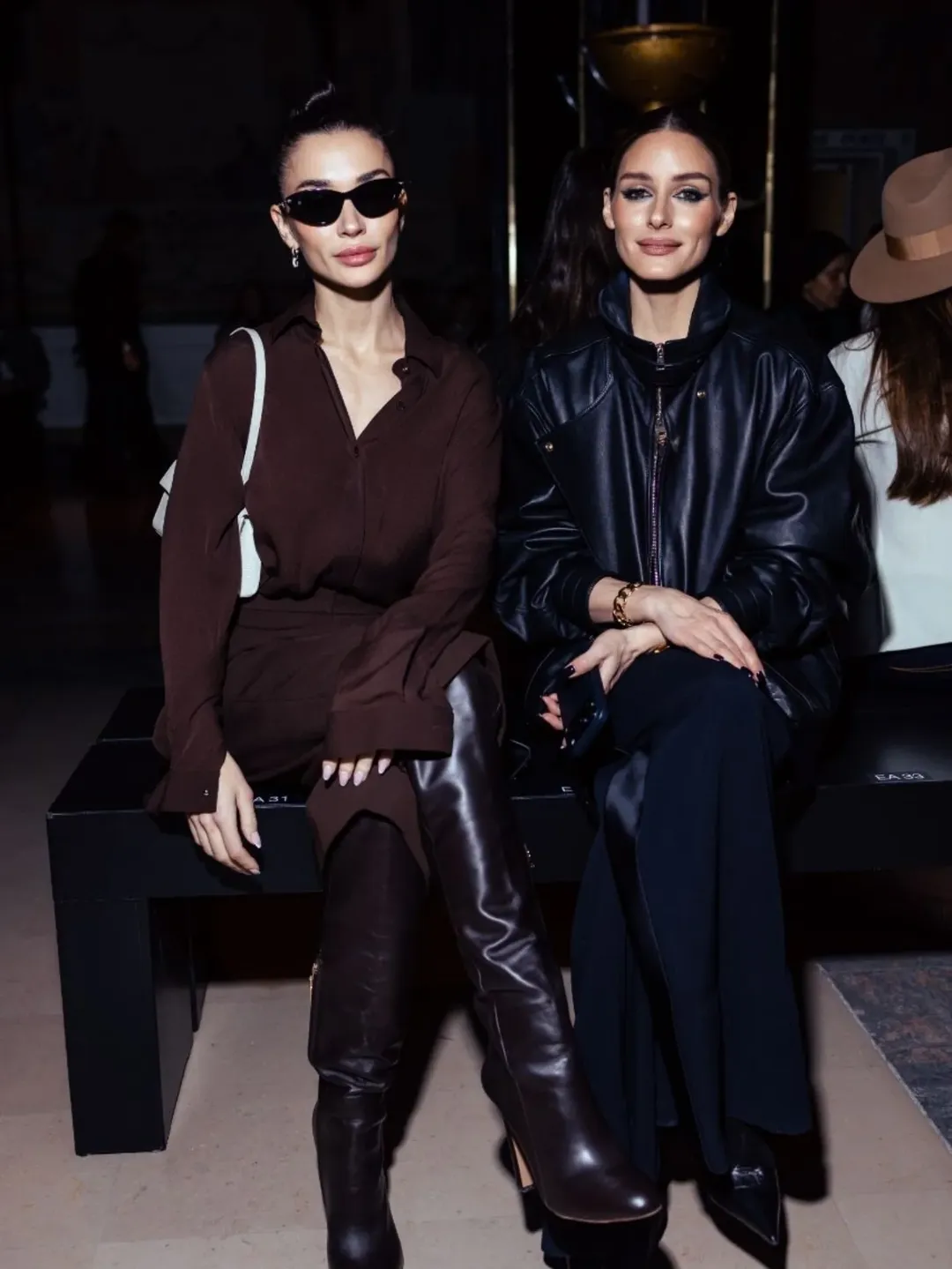 اوليفيا باليرمو في الصفوف الامامية لعرض ايلي صعب للأزياء الراقية 2026 بباريس (انساغرام)