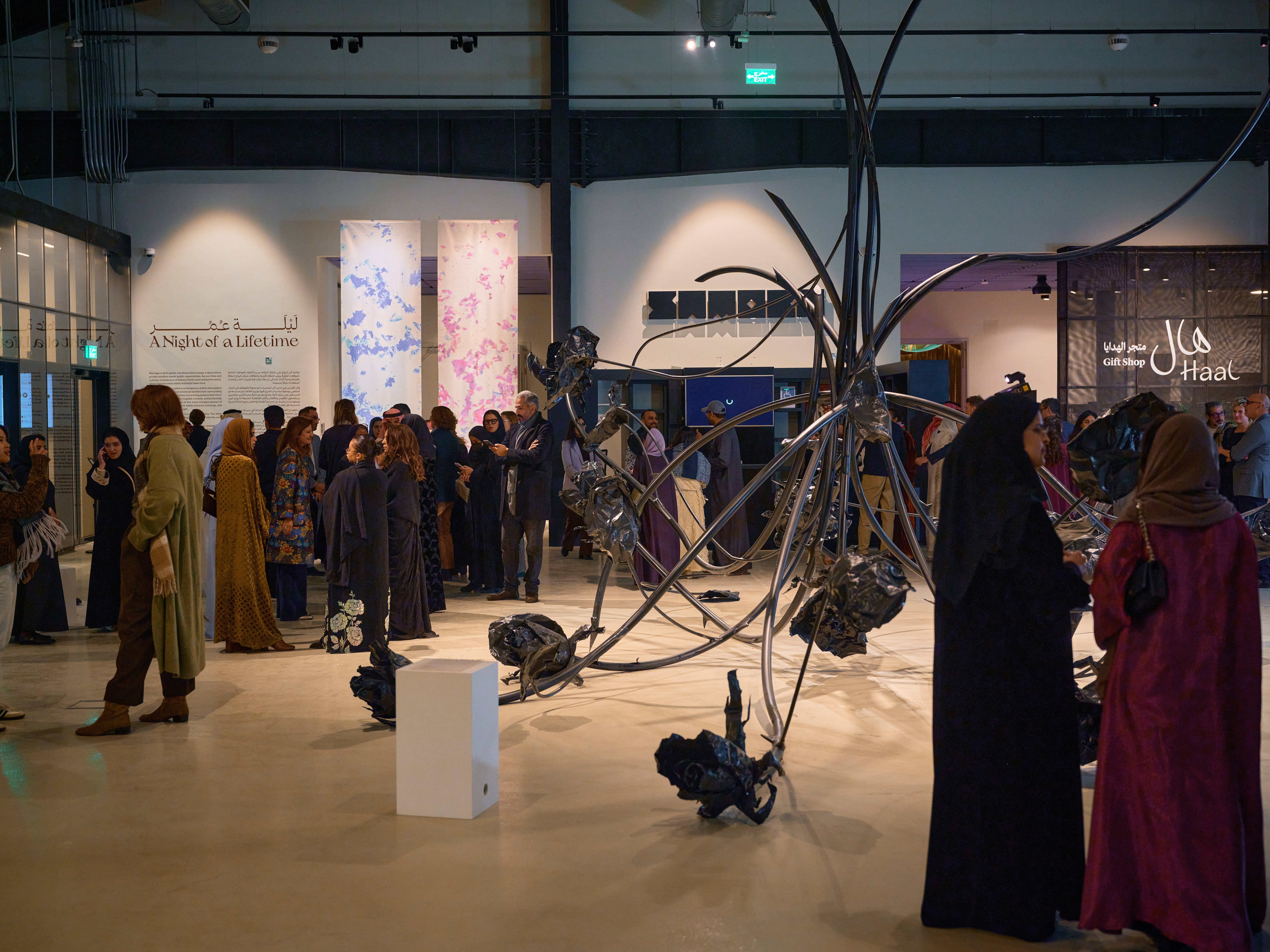 معرض ليلة عمر في ساموكا جاكس (هيئة المتاحف السعودية).