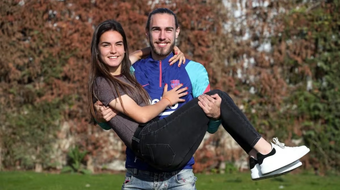 أوسكار وأريادنا مينغويزا. (وكالات)