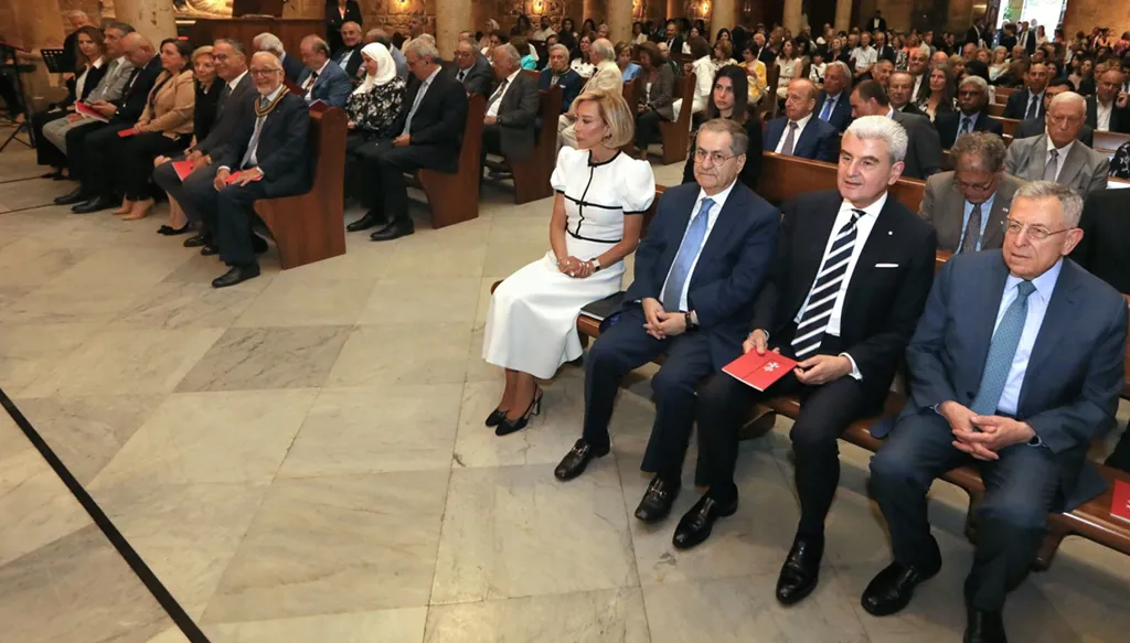منظّمة مالطا تحتفل بعيد شفيعها مار يوحنا المعمدان بحضور اللبنانية الأولى نعمت عون