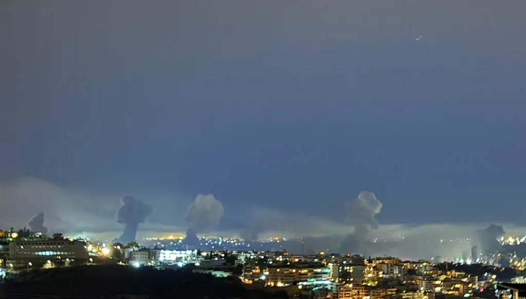 Israeli Jets Roar Over Beirut as Hezbollah Launches 60-Rocket Attack on Northern Israel