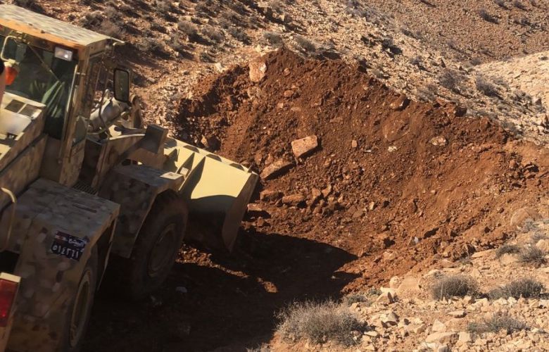 إغلاق معابر غير شرعية في البقاع الشمالي (الجيش اللبناني).