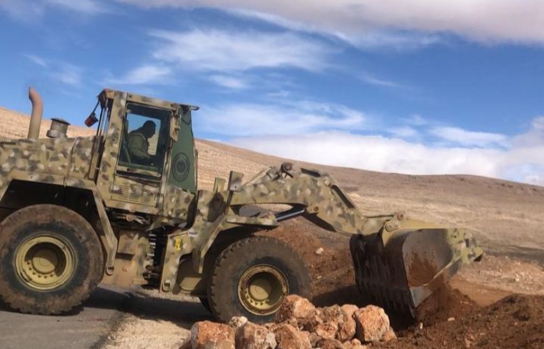 إغلاق معابر غير شرعية في البقاع الشمالي (الجيش اللبناني).