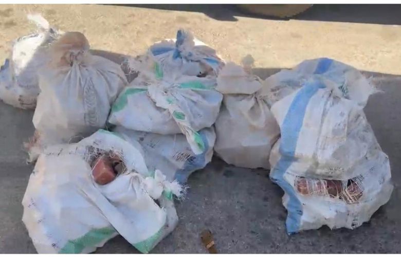 مواد شديدة الانفجار ضبطت على الحدود