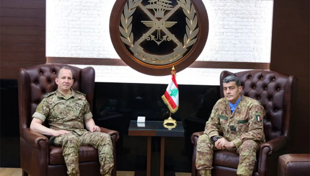قائد الجيش اللبناني يبحث مع رئيس بعثة "اليونيفيل" تعزيز التعاون