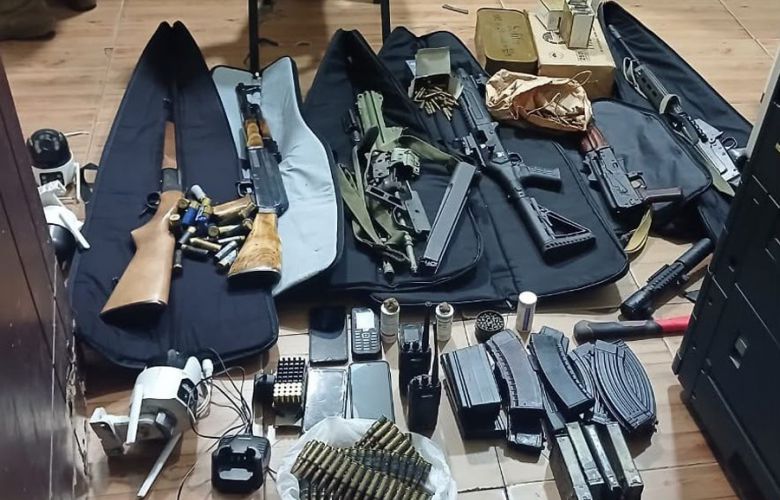 صورة للمضبوطات (الجيش اللبناني).