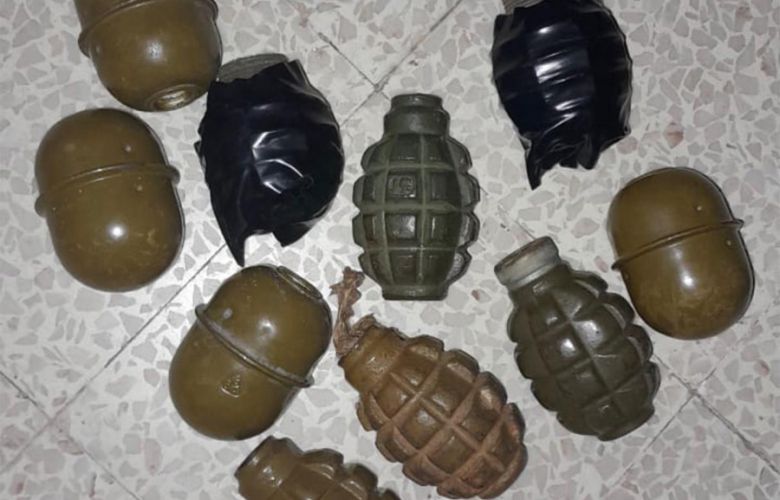 صورة للمضبوطات (الجيش اللبناني).