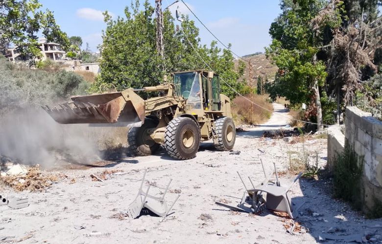 مسح هندسي في زوطر الغربية (الجيش اللبناني).