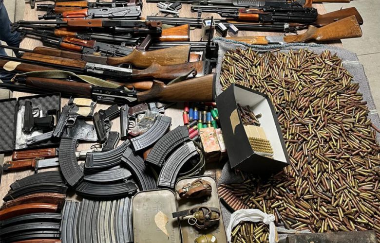 صورة للمضبوطات (الجيش اللبناني).