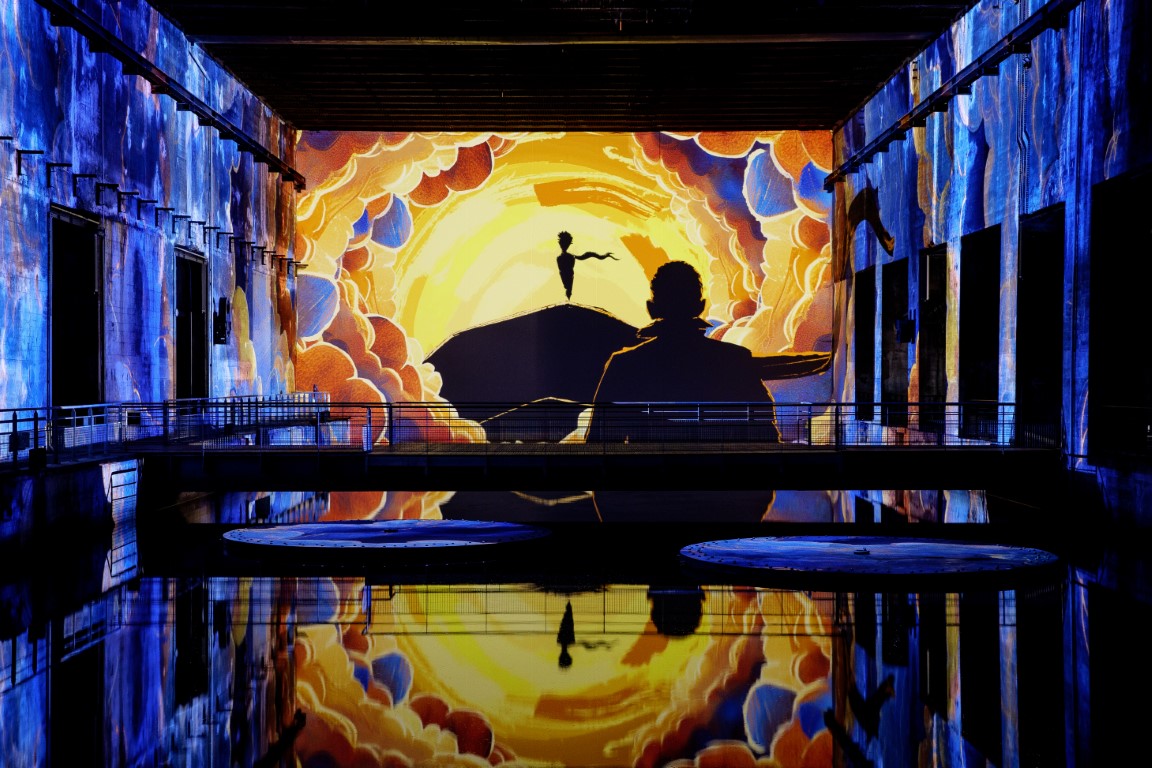 جانب من العرض في باريس. (Atelier des Lumières)