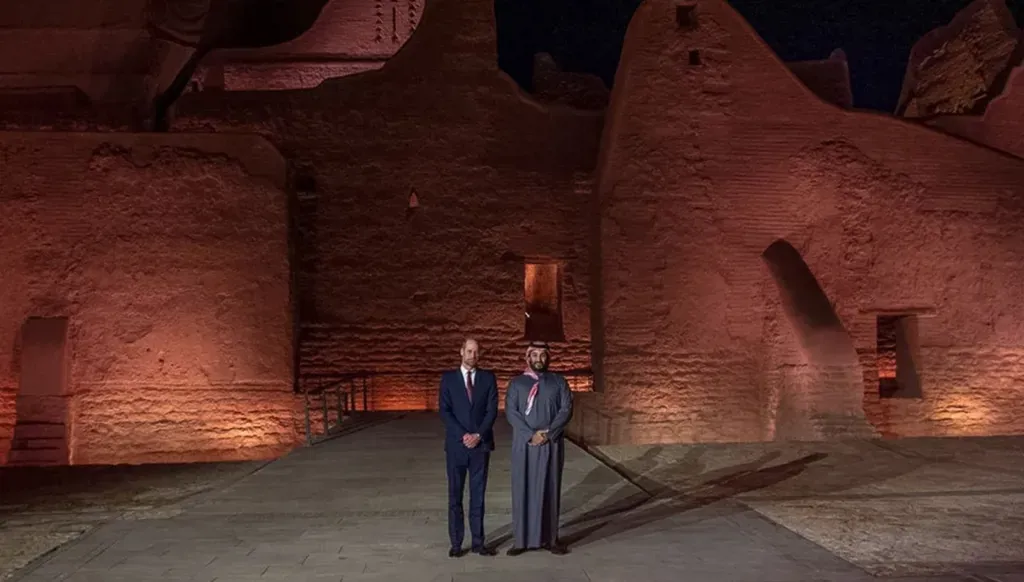 Prince William visits Saudi Arabia to promote sports, heritage, and sustainability