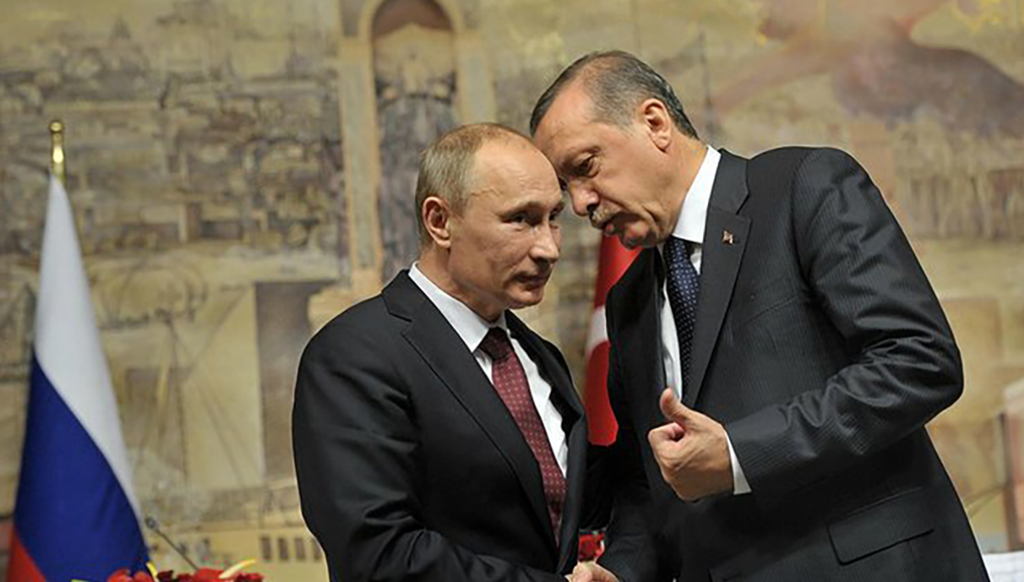 إردوغان لبوتين: نؤيد عملية سلام في أوكرانيا تجمع كل الأطراف