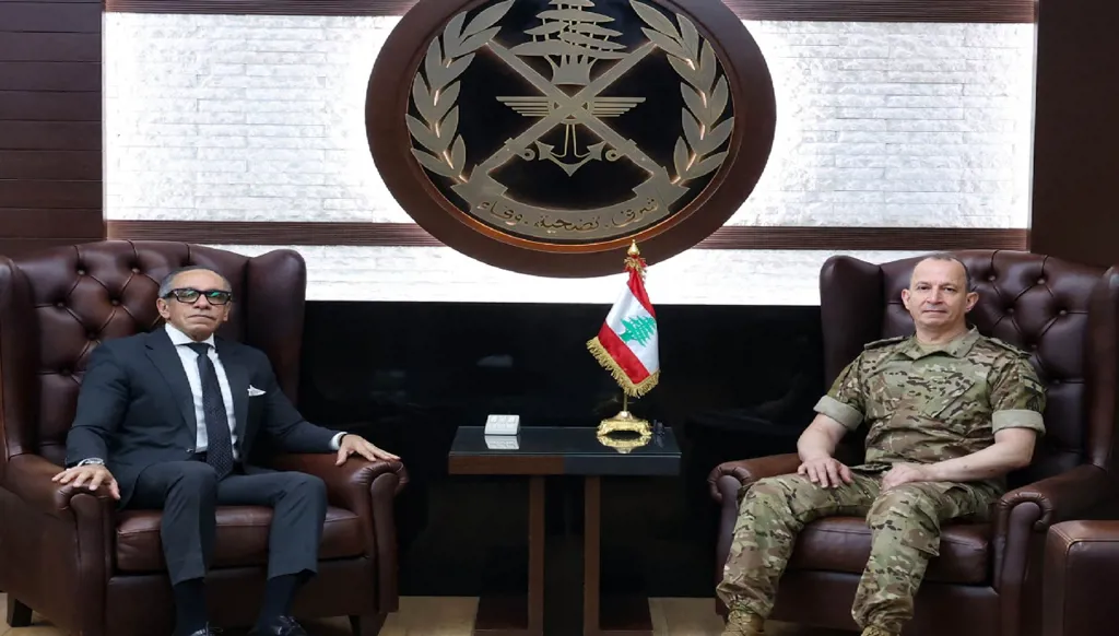 رودولف هيكل يستقبل سفير مصر ووفد اغترابي: تأكيد مصري على دعم "اتفاق الإطار"... والتفاف المغتربين حول الجيش