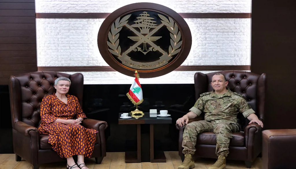 هيكل وسفيرة الاتحاد الأوروبي يتباحثان في مرحلة ما بعد "اليونيفيل"