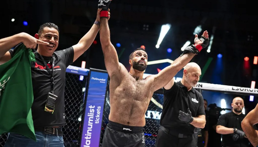 نزال حاسم بين السعودي مصطفى ندا والمصري أسامة الصعيدي ضمن PFL MENA