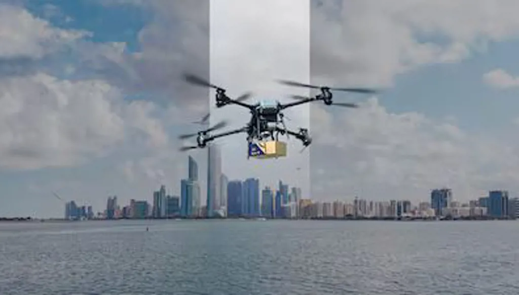 أبو ظبي تبدأ أول تجربة لتوصيل الطّرود عبر الطائرات بدون طيّار