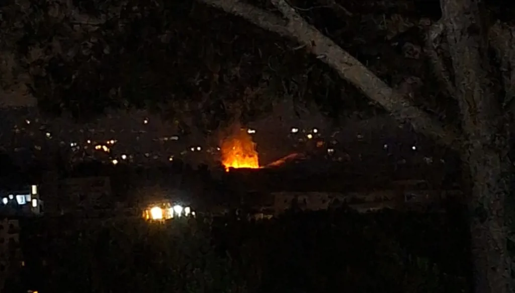 قصف مدفعي إسرائيلي على بلدة النبطية الفوقا وعلي الطاهر بقضاء النبطية (صورة)