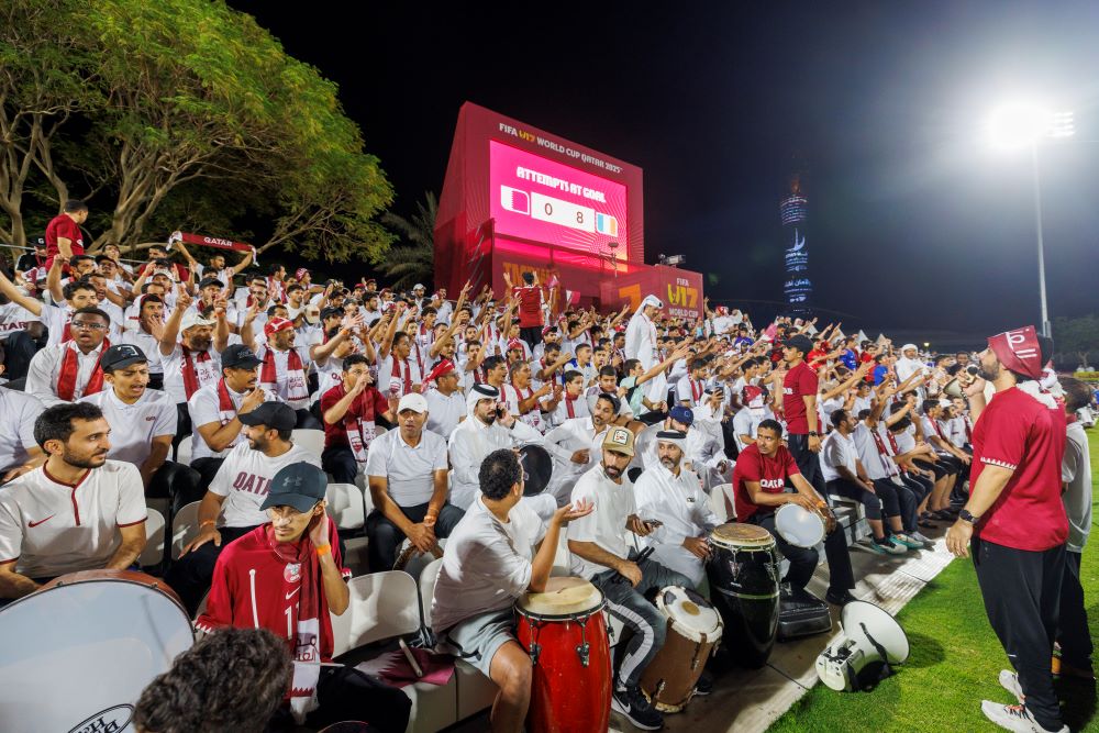 انطلاق كأس العالم تحت 17 سنة في قطر. (وكالات)