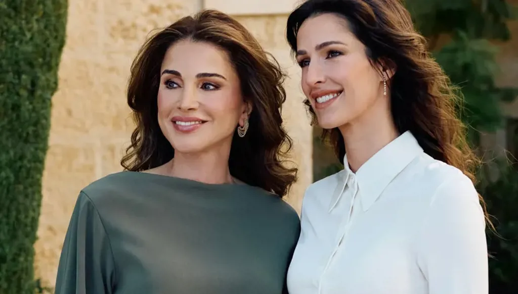 Queen Rania of Jordan celebrates princess Rajwa’s birthday with elegant olive-green tribute
