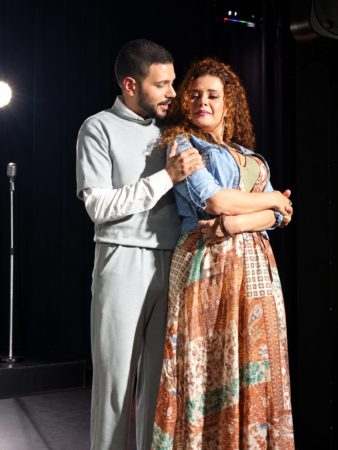 رالف س. معتوق ويمنى بوحنّا في مسرحية بَعدَك (النهار)