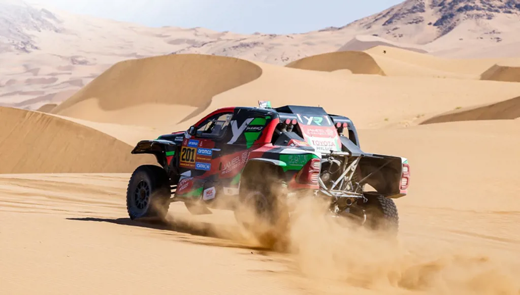 لاتيغان يبتعد أكثر عن الراجحي في فئة السيارات برالي داكار