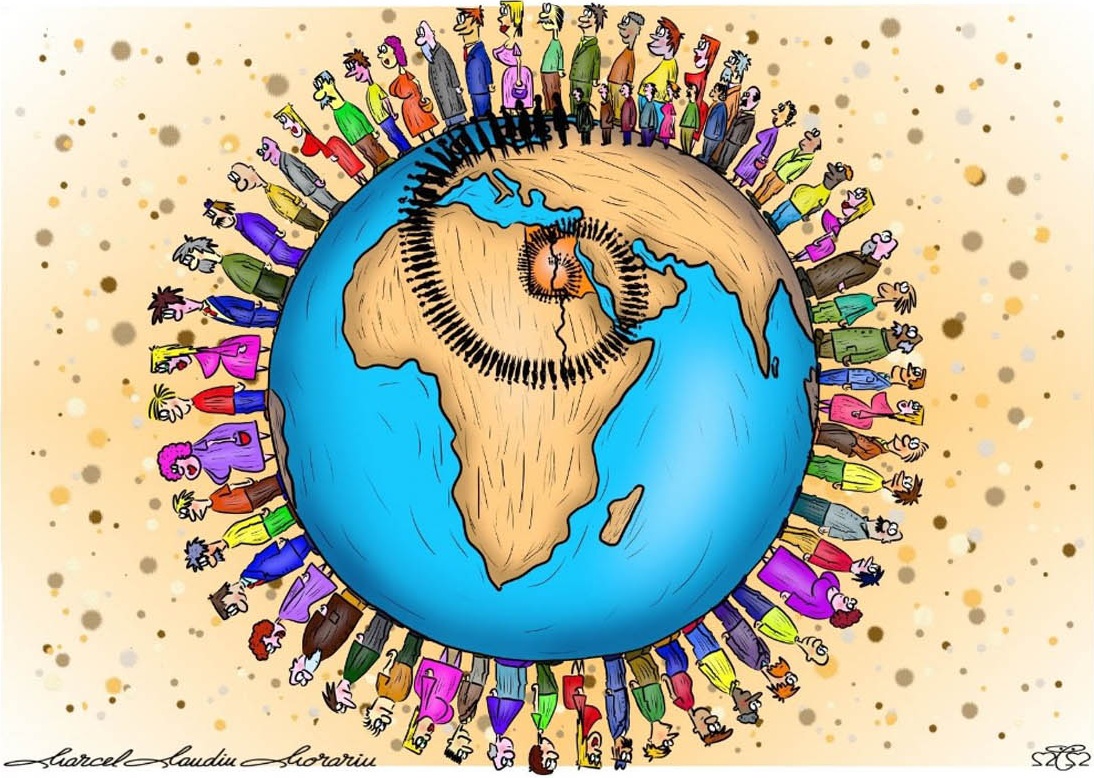 رسمة لمارسيل كلاوديو من رومانيا.