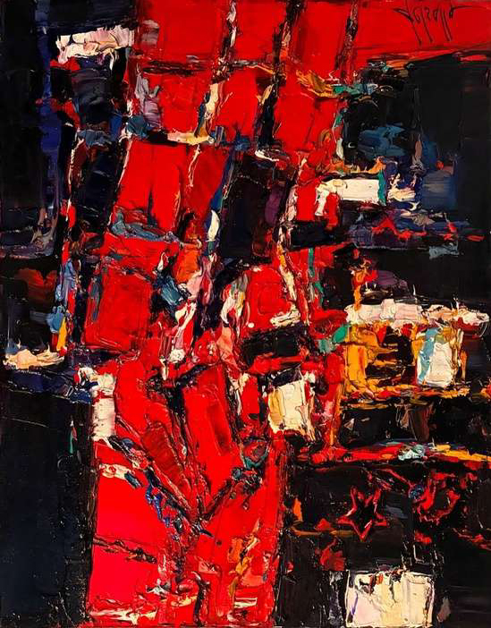 “ارسم لي نجمة“، زيتية للفرنسي ألين ديلسال.