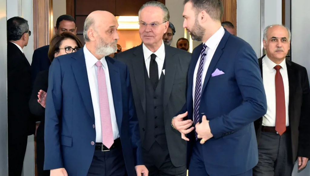 جعجع وجنبلاط في معراب: توافق على تأجيل الانتخابات لفترة محدودة بسبب "القوّة القاهرة"