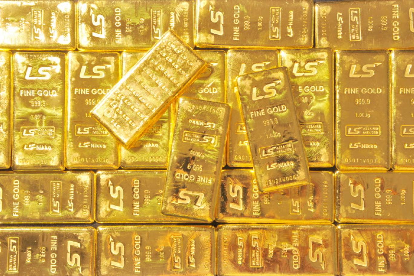 سبائك ذهبية (أ ف ب)